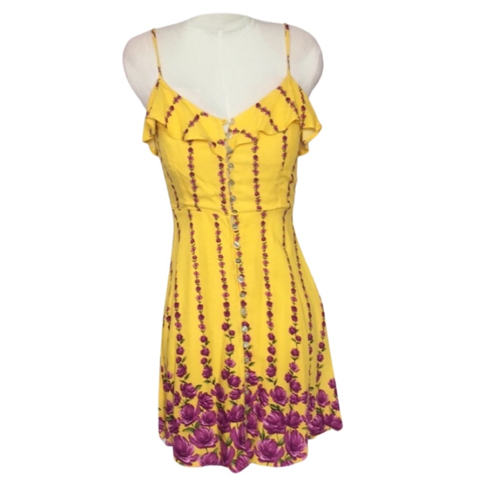 Forever 21 Yellow‎ & Purple Sun Dress